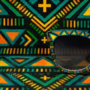Amazigh Tugz Amlal Crab Hand Painted Recycled Frames Sunglasses