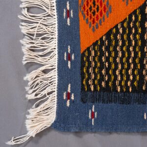 Amazigh Taznakht Colorful Berber Geometric Tribal Area Rug