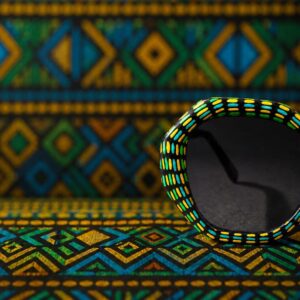 Amazigh ABRID N TAMAZGHA Paths Hand Painted Sunglasses Frames
