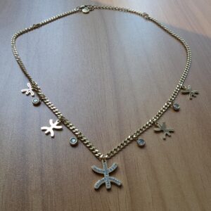 Amazigh Kabyle Tifinagh Yaz Berber Necklace Cadeau with Charms