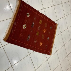 Amazigh Berber Akhnif Wool Accent Rug For Home Decor