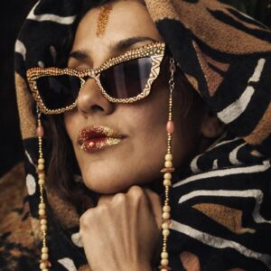 Amazigh Tittawin N Tiniri Hand Painted Desert Sunglasses Frames