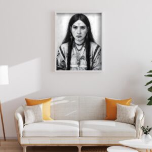 Amazigh Berber Woman Portrait Digital Download Art Print