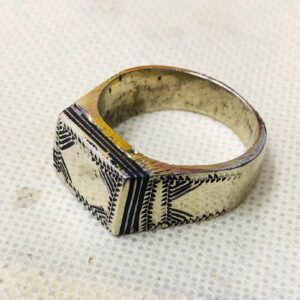 Berber Tuareg Amazigh métal Engraved Tribal Design Ring