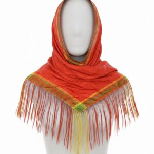 Amazigh Subniya Souss Berber Traditional Fringe Scarf Wrap