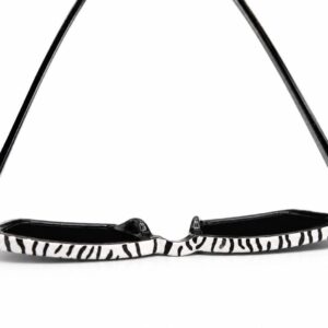 Amazigh AMƔIUD Zebra Hand Painted Sunglasses UV400 Cat 3 Frames