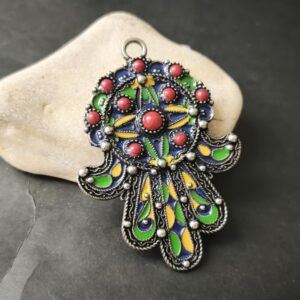 Amazigh Berber Kabyle Fatma Hand Necklace Traditional Jewelry