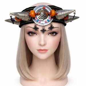 Amazigh Berber Asni Traditional Headband with Handmade Jewelry Design
