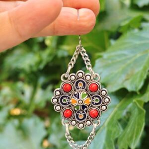 Amazigh Kabyle Berber Jewelry Set with Necklace Earrings Bracelet