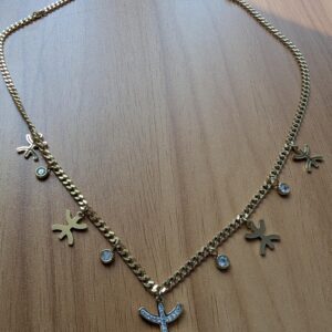 Amazigh Kabyle Tifinagh Yaz Berber Necklace Cadeau with Charms