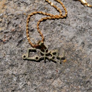 Amazigh Berber Kabyle Tifinagh Symbol Stainless Steel Necklace