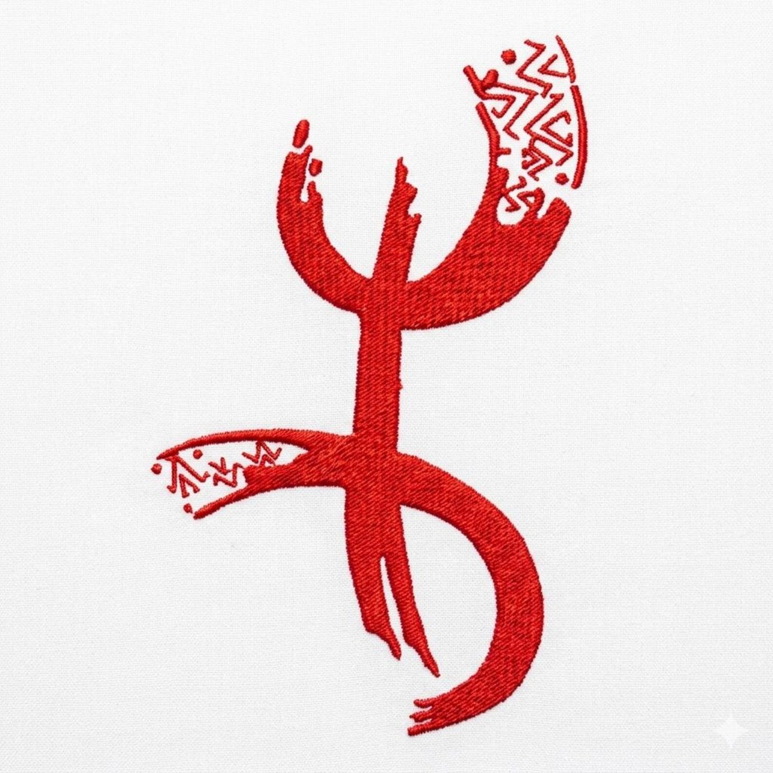 Amazigh Berber Tifinagh Machine Embroidery Design Digital Download