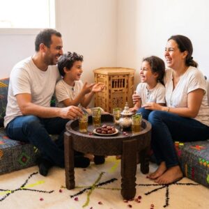 Amazigh Berber Modular Floor Sofa Seating Pouf for Living Room