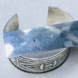 Amazigh Tuareg Berber Gravé Maroc Bracelet Silver Engraved Jewelry