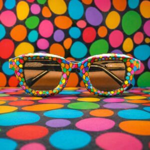 Amazigh ZELLIJ N' YILEL Mosaic Polarized Sunglasses Hand Painted Wear