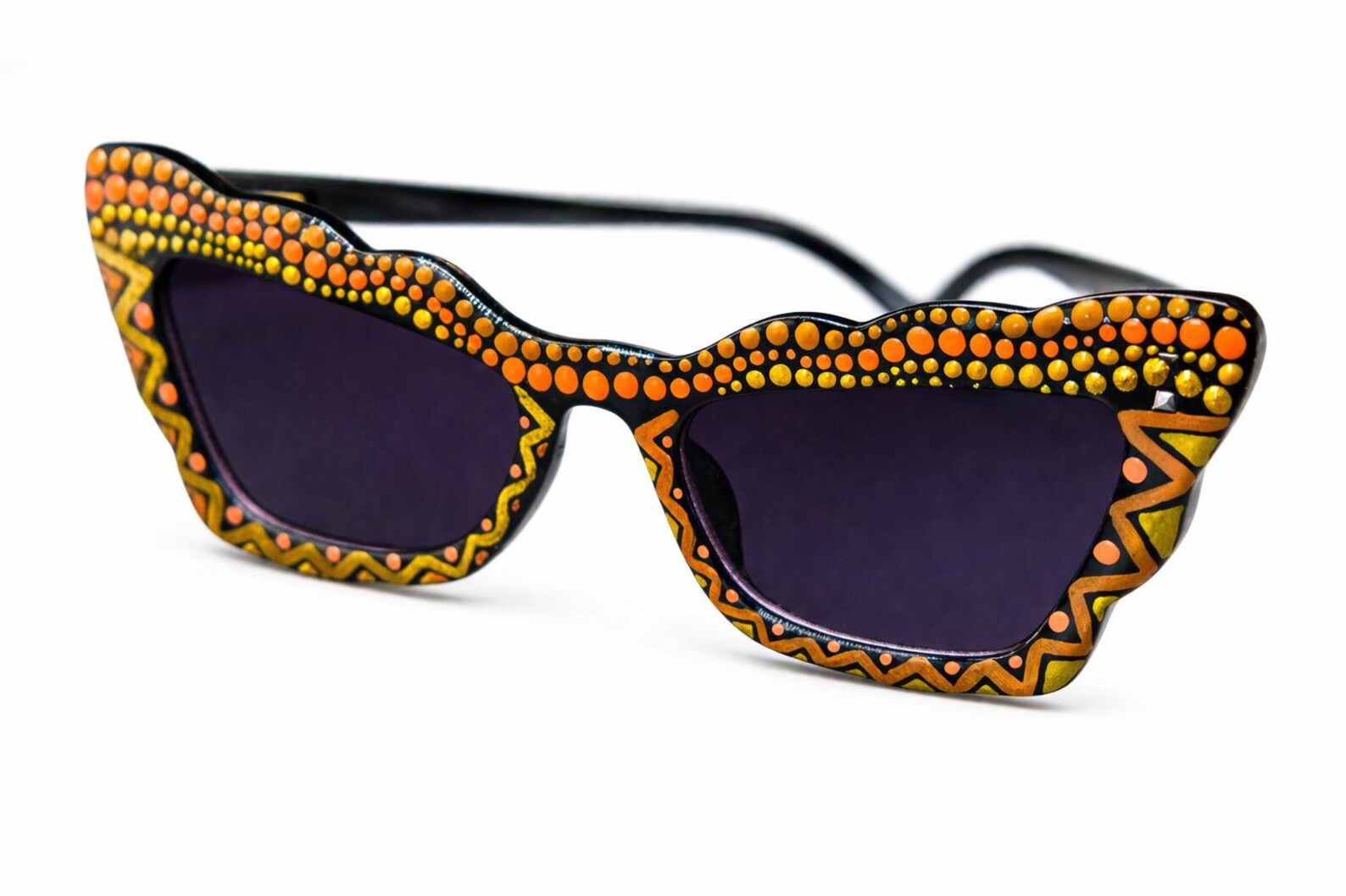 Amazigh Tittawin N Tiniri Hand Painted Desert Sunglasses Frames