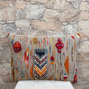 Tazenakht Berber Amazigh Cover One of a Kind Pillow
