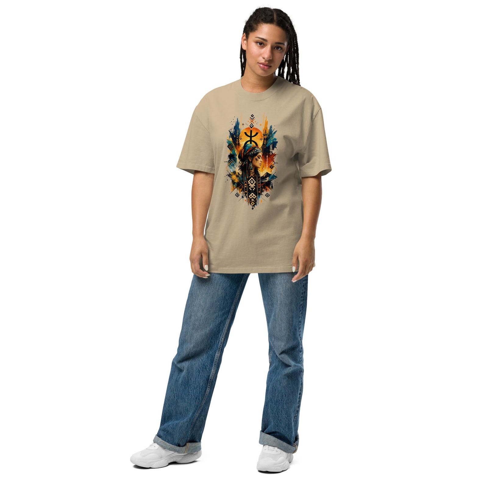 Amazigh Berber Graphic Modern Colorful Streetwear Symbol Art T-Shirt