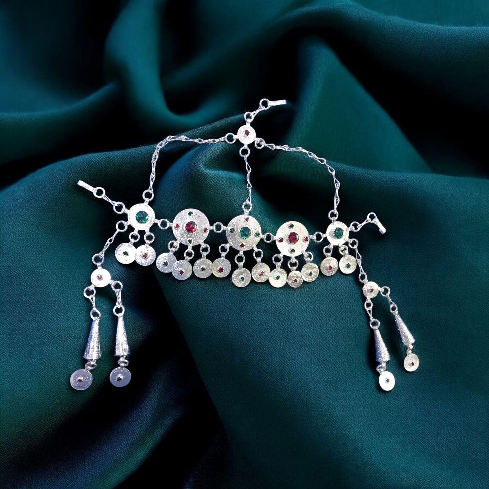 Amazigh Berber Handmade Headdress Inspired Cultural Tribal Headband