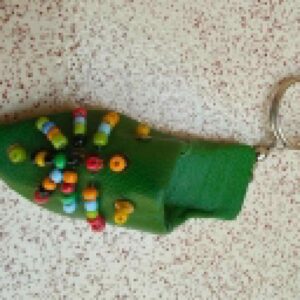 Amazigh Camel Leather Babouche Shoes Keychains Set Slipper Souvenir