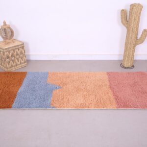 Custom Amazigh Berber Living Room Rug with Natural Wool
