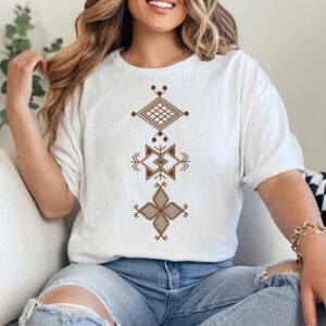 Berber Amazigh Yaz Tifinagh Symbol Heritage T-Shirt Design
