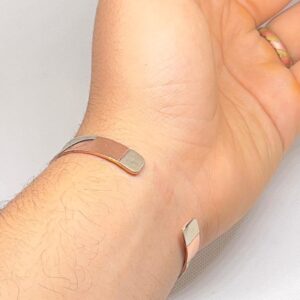 Kabyle Berber Tifinagh Enamel Amazigh Yaz Copper Bracelet