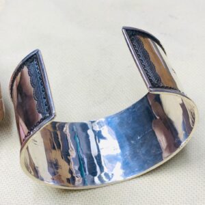 Amazigh Tuareg Berber Gravé Maroc Bracelet Silver Engraved Jewelry