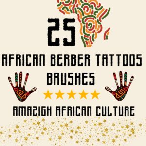 Amazigh Berber Kabyle Tattoo Symbols Digital Printable Download
