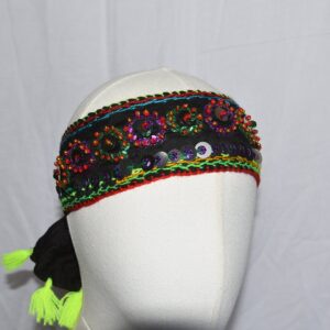 Berber Amazigh Sabniya Headband with Tuareg Cultural Ornament Design