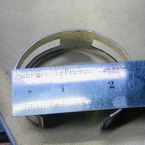 Amazigh Tuareg Berber Gravé Silver Bracelet Adjustable Cuff Maroc