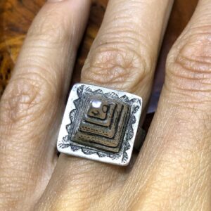 Berber Tuareg Ancienne Massif Silver Ring Handmade Tribal Jewelry
