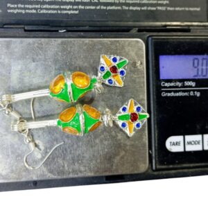 Amazigh Stainless Hoop Earrings which Feature Berber Engraved Patterns