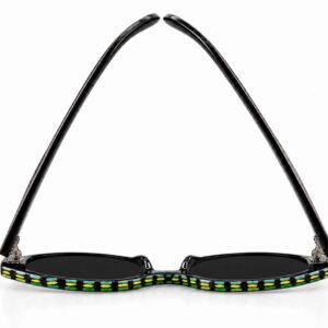 Amazigh ABRID N TAMAZGHA Paths Hand Painted Sunglasses Frames