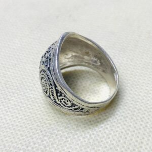 Amazigh Berber Tuareg Silver Tribal Engraved Adjustable Ring