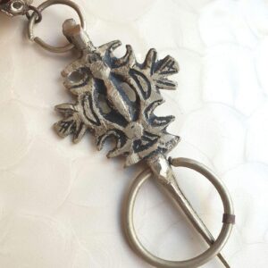 Berber Amazigh Maroc Atlas Fibule Vintage Copal Pendant Necklace