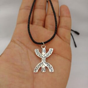 Amazigh Yaz Symbol Berber Kabyle Tuareg Pendant Necklace