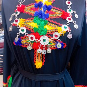 Amazigh Berber Necklace with Crystal Stones Perfect for Special Occasions