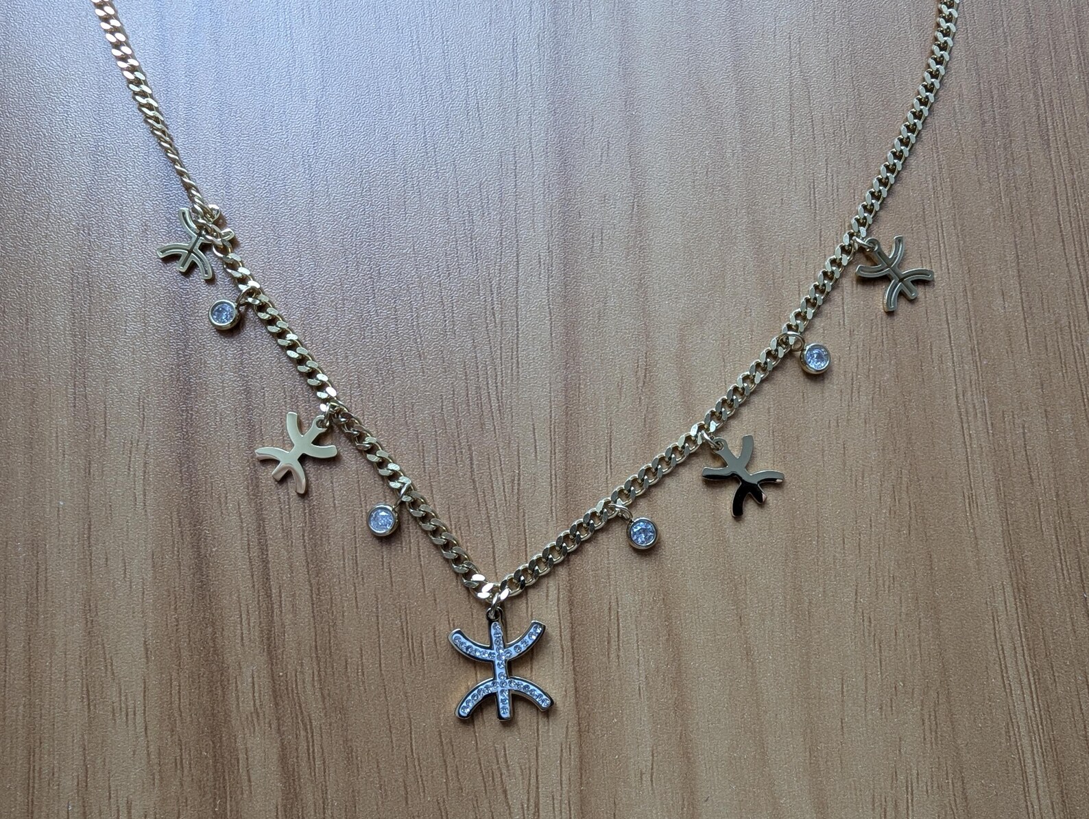 Amazigh Kabyle Tifinagh Yaz Berber Necklace Cadeau with Charms