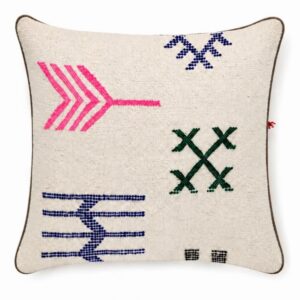 Handwoven Amazigh Berber Wool Cushion Cover Accent Pillow