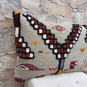 Tazenakht Berber Amazigh Cover One of a Kind Pillow
