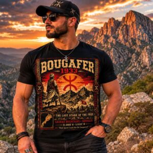 Amazigh Berber Bougafer 1933 Resistance Vintage T-Shirt Graphic Instant Download