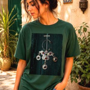 Amazigh Graphic Print T-Shirt with Unisex Artistic Fashion Design