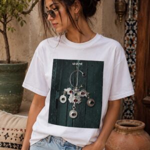 Amazigh Graphic Print T-Shirt with Unisex Artistic Fashion Design