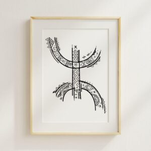 Amazigh Berber Symbol T-Shirt Design for Printing PNG JPG