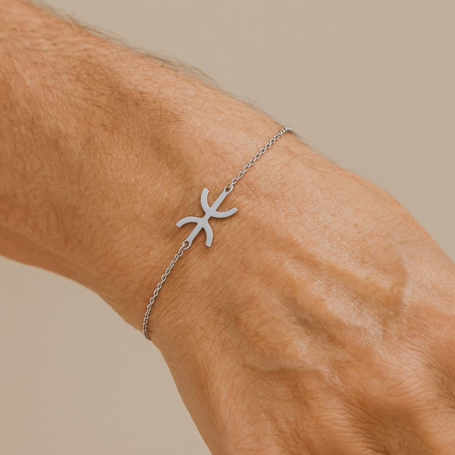 Amazigh Berber Yaz Kabyle Stainless Steel Symbol Bracelet