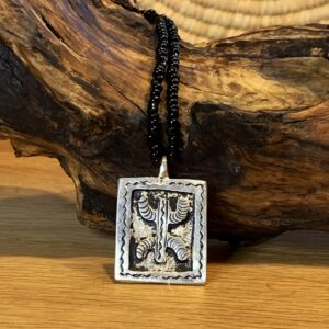 Amazigh Yaz Symbol Necklace Tuareg Inspired Gift Design