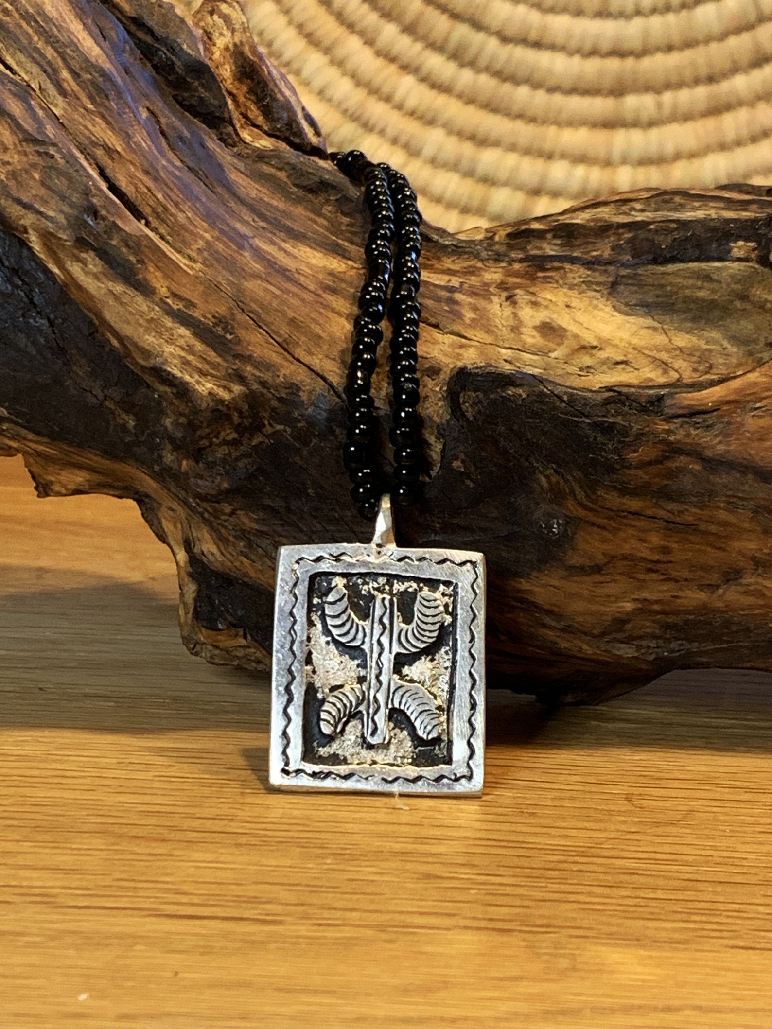 Amazigh Yaz Symbol Necklace Tuareg Inspired Gift Design