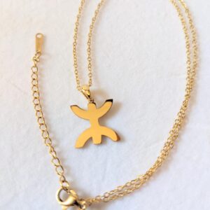 Amazigh Berber Tifinagh Yaz Symbol Necklace in Stainless Steel
