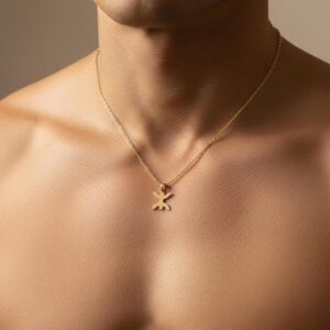 Amazigh Berber Tifinagh Yaz Symbol Necklace in Stainless Steel